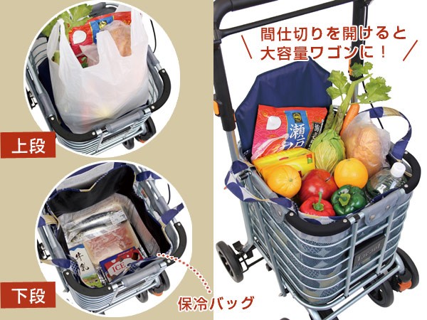 □在庫限り・入荷なし□ シルバーカー ツインワゴン ボックスタイプ