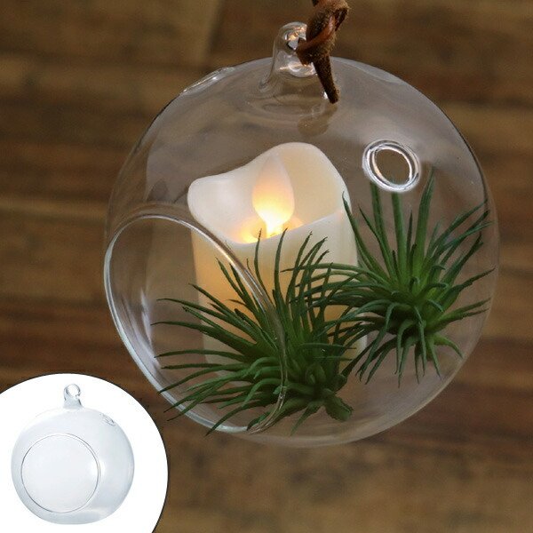 キャンドルホルダー ハンギンググラスボール （ キャンドル ホルダー