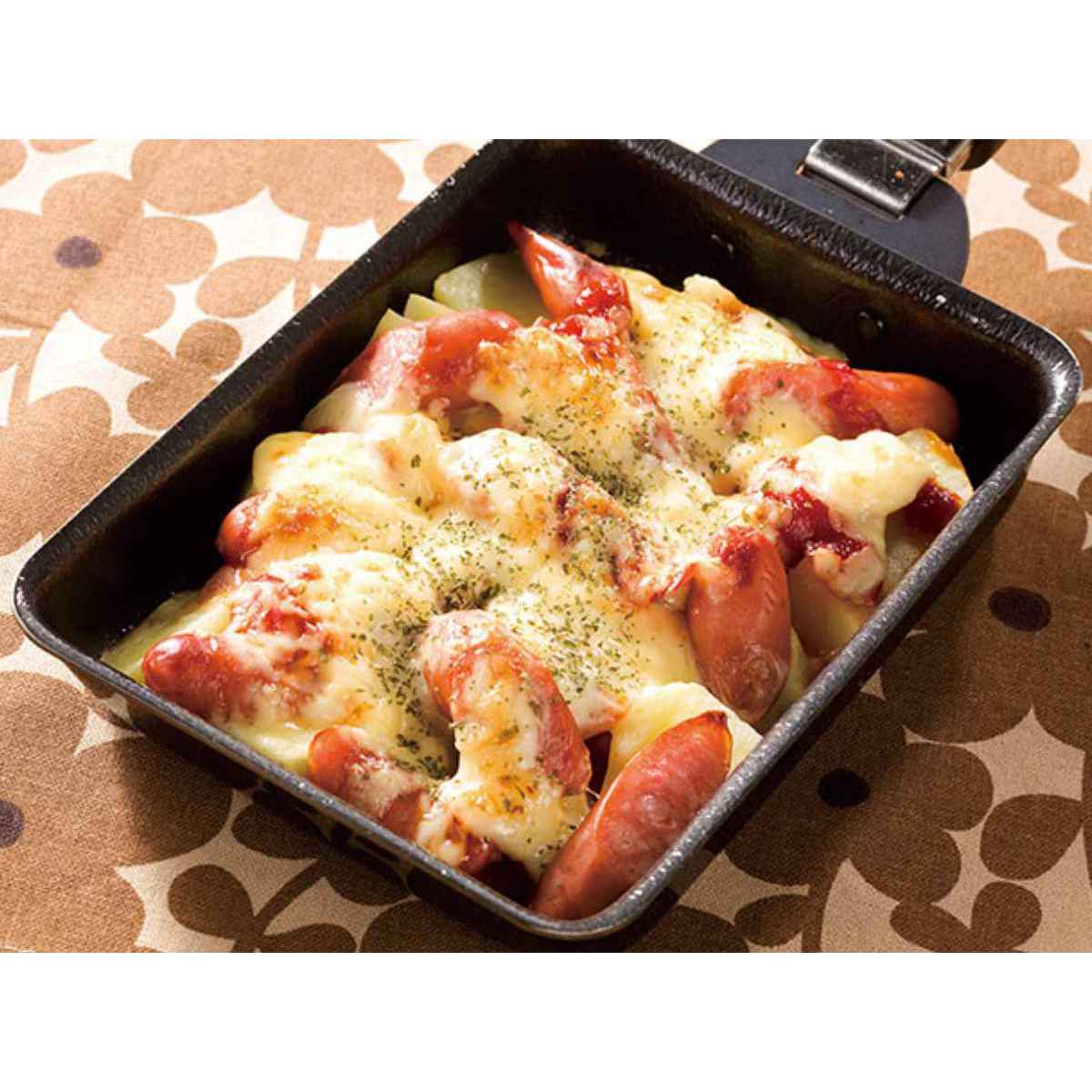 和平フレイズ 鉄フライパン4点セット 角型 IH対応 着脱ハンドル付き