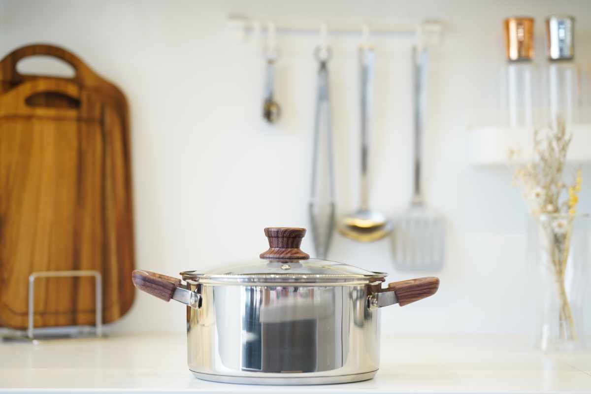 パール金属 両手鍋 20cm IH対応 ウッディパル 3層底ガラス蓋付き両手鍋