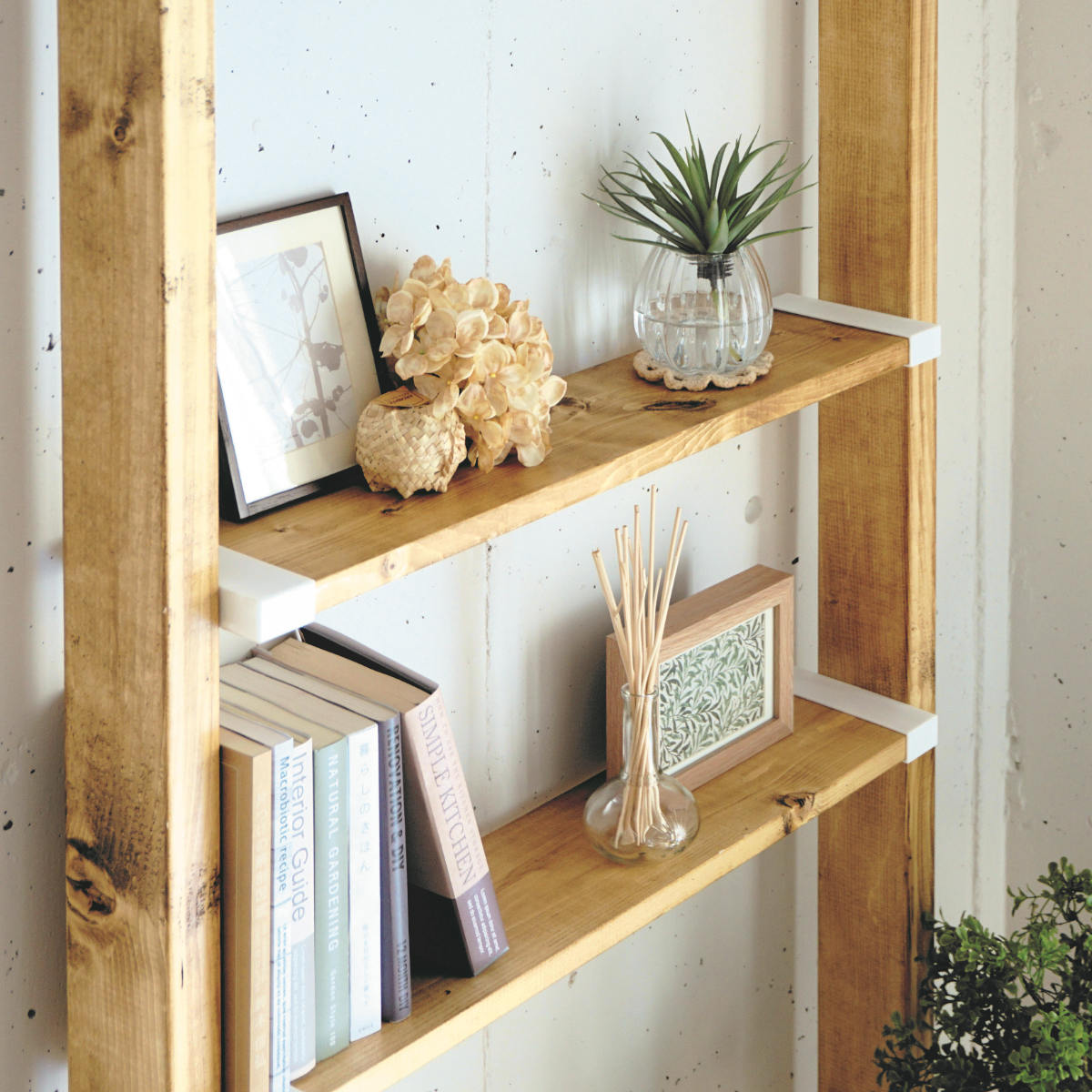 LABRICO 棚受 突っ張り 5セット ラブリコ DIY パーツ 1×6材 棚 ラック