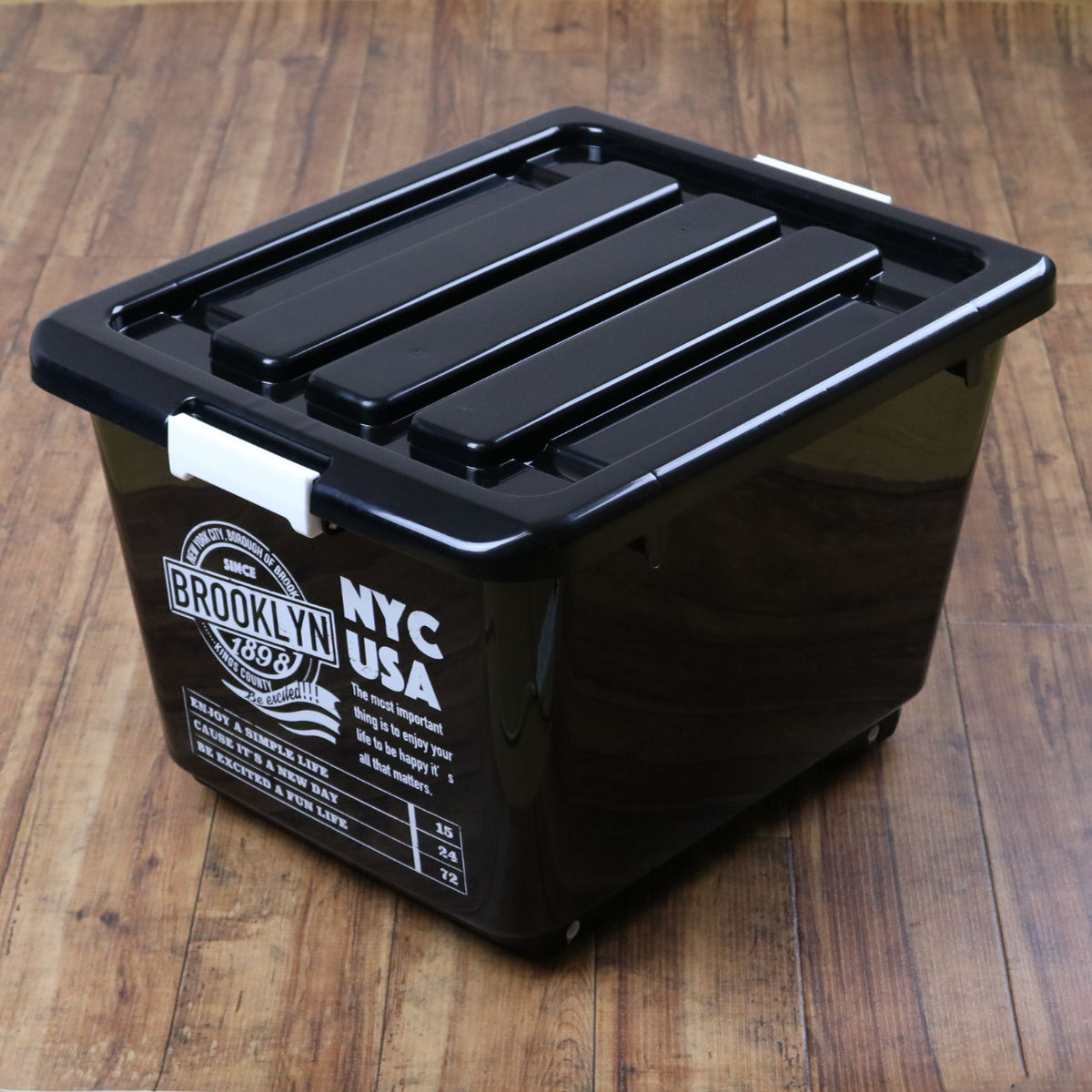 収納ボックス フタ付き NYC 幅39×奥行50×高さ32cm 5個セット