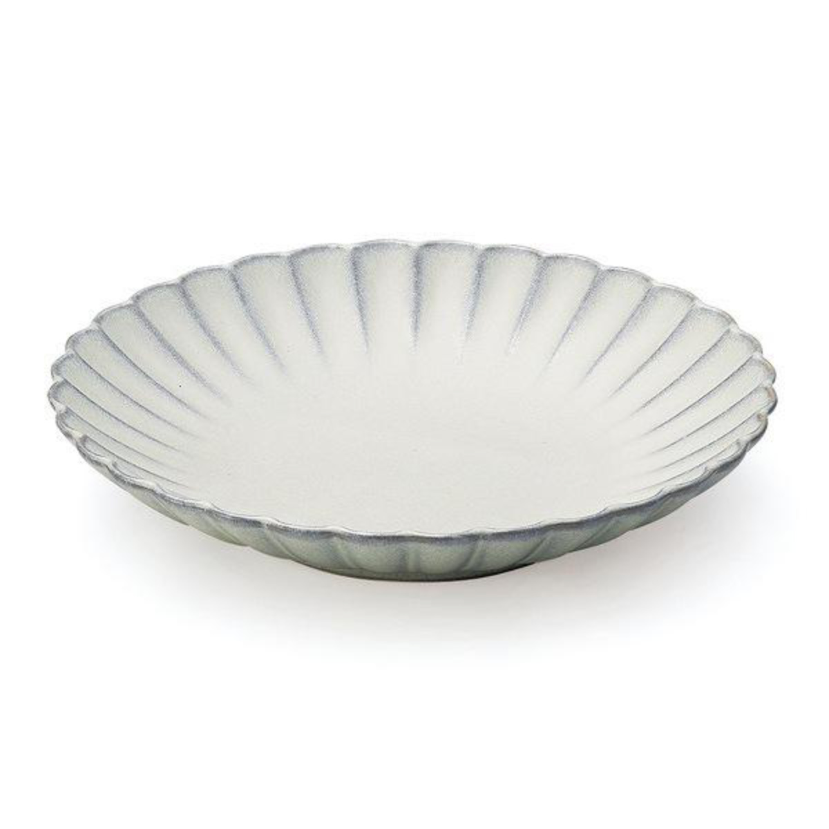 AJIRO KOSUKE 装飾的な陶器皿 aito製作所 プレート 16cm 輪花皿 花皿 花シリーズ 洋食器 陶器 日本製