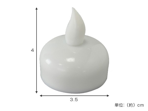 LEDキャンドル フローティングティーライトキャンドル 3個セット