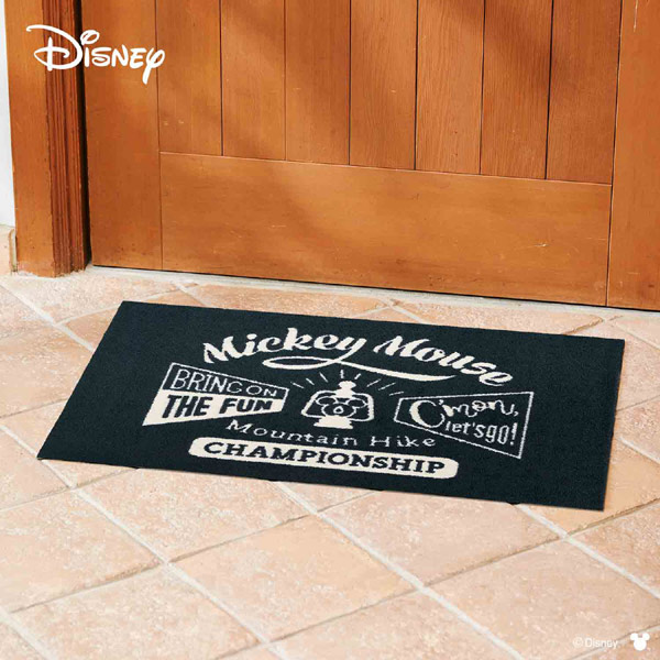 Disney（ディズニー） 玄関マット 50×75cm 屋外兼用 ミッキー＆ミニー