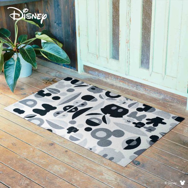 Disney（ディズニー） 玄関マット 屋内・屋外兼用 ミッキー＆ミニー