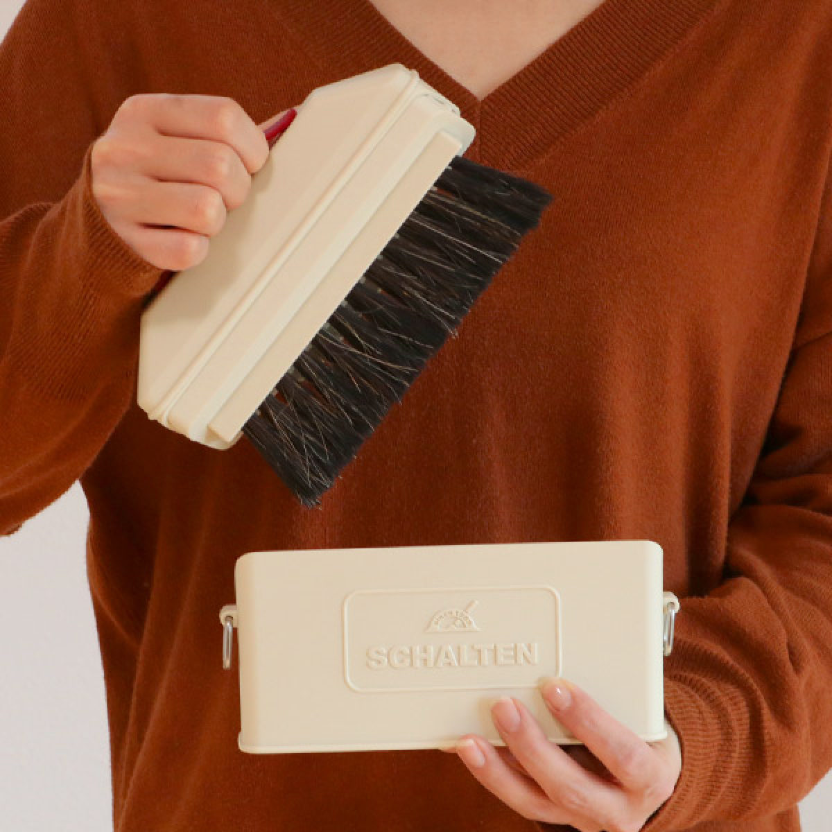 SANKA（サンカ） ほうき ちりとり セット SCHALTEN ハンディクリーナー