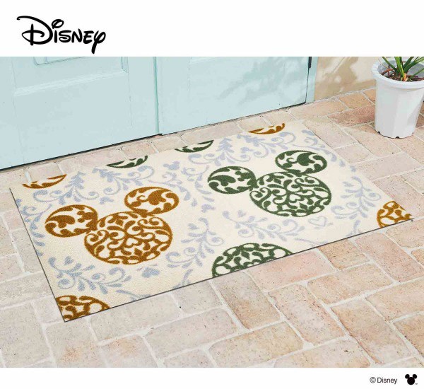 Disney（ディズニー） 玄関マット 75×120cm 屋内屋外兼用 ミッキー