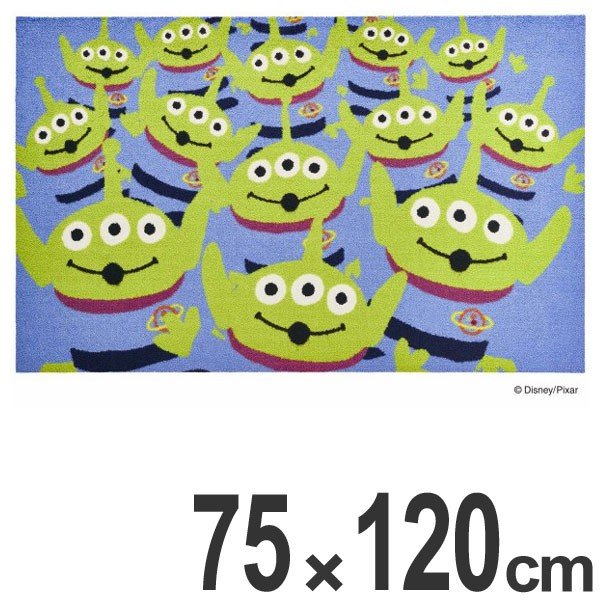 Disney（ディズニー） 玄関マット 屋内屋外兼用 リトルグリーンメン