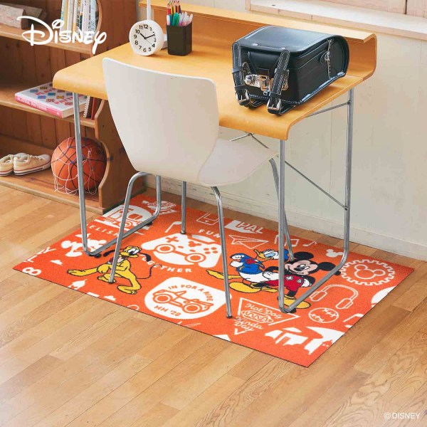 Disney（ディズニー） 玄関マット 75×120cm 屋内屋外兼用 ミッキーと