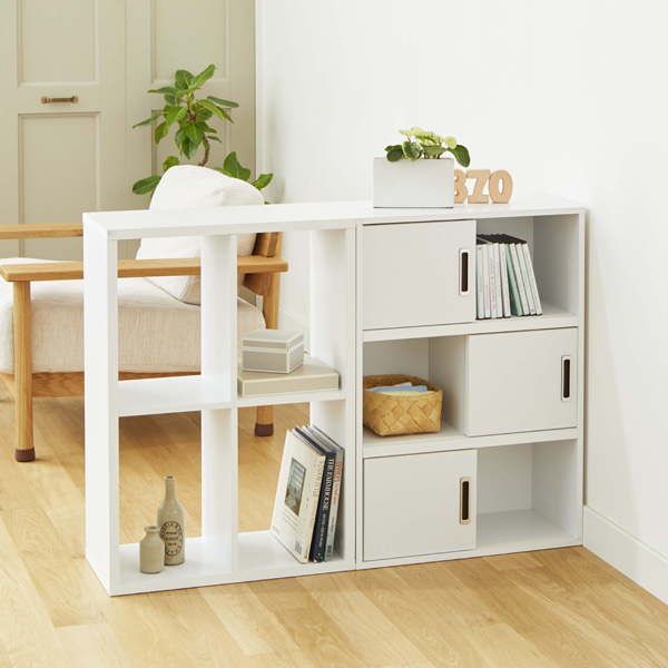 天馬 カウンター下収納 プロフィックス スライドラック 6マス 幅60cm