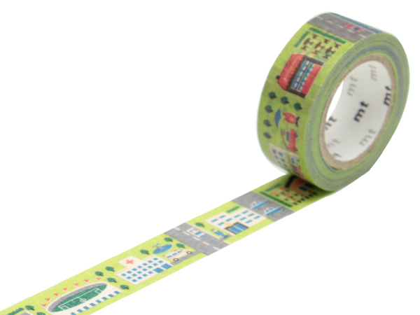 マスキングテープ mt for kids work 町 幅15mm （ マステ カモ井 カモ