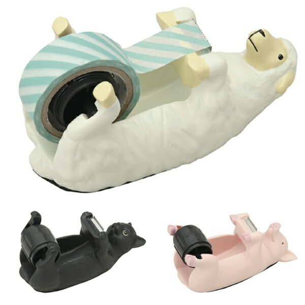 テープカッター テープディスペンサーミニ motif ブタ （ テープ