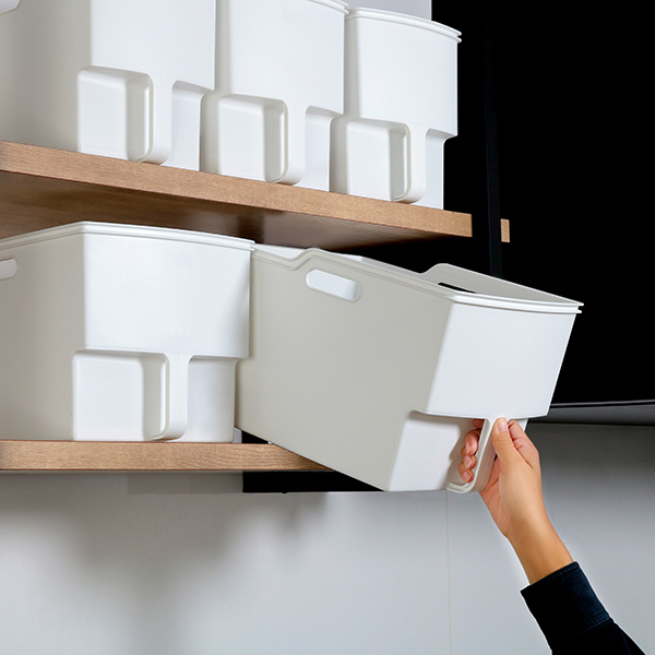 不動技研（FUDOGIKEN） キッチン収納ケース 吊り戸棚ボックスワイド 幅