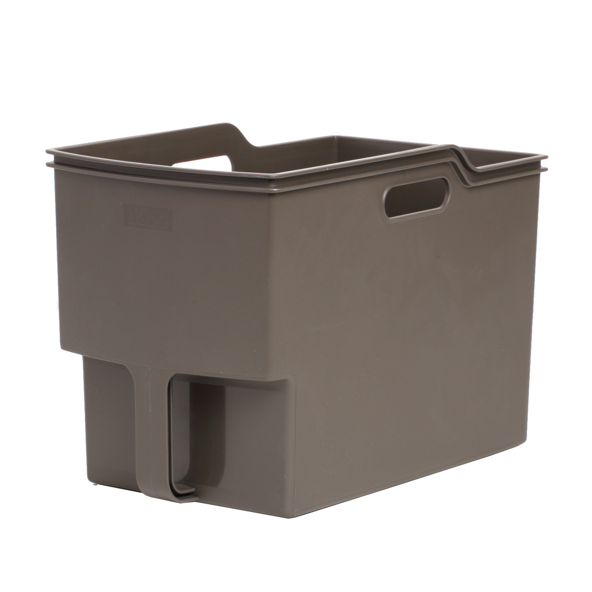 キッチン収納ケース 吊り戸棚ボックススリム 幅18.5cm （ キッチンストッカー 取っ手付き 吊戸棚 ケース ボックス 吊戸棚ボックス 吊り戸棚ストッカー ） | 不動技研 | 05