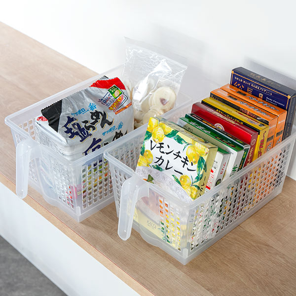 キッチン収納ケース ストックハンドルバスケット コロ付き 幅20.4cm 6