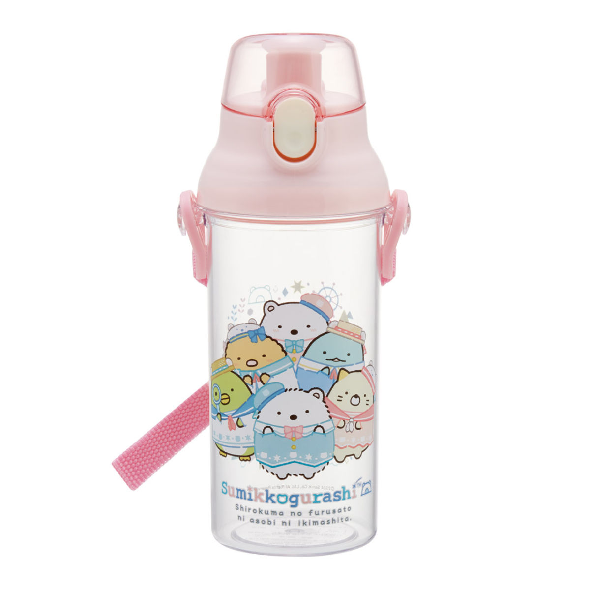 スケーター 水筒 480ml 食洗機対応プラクリアボトル （ 食洗機対応 直