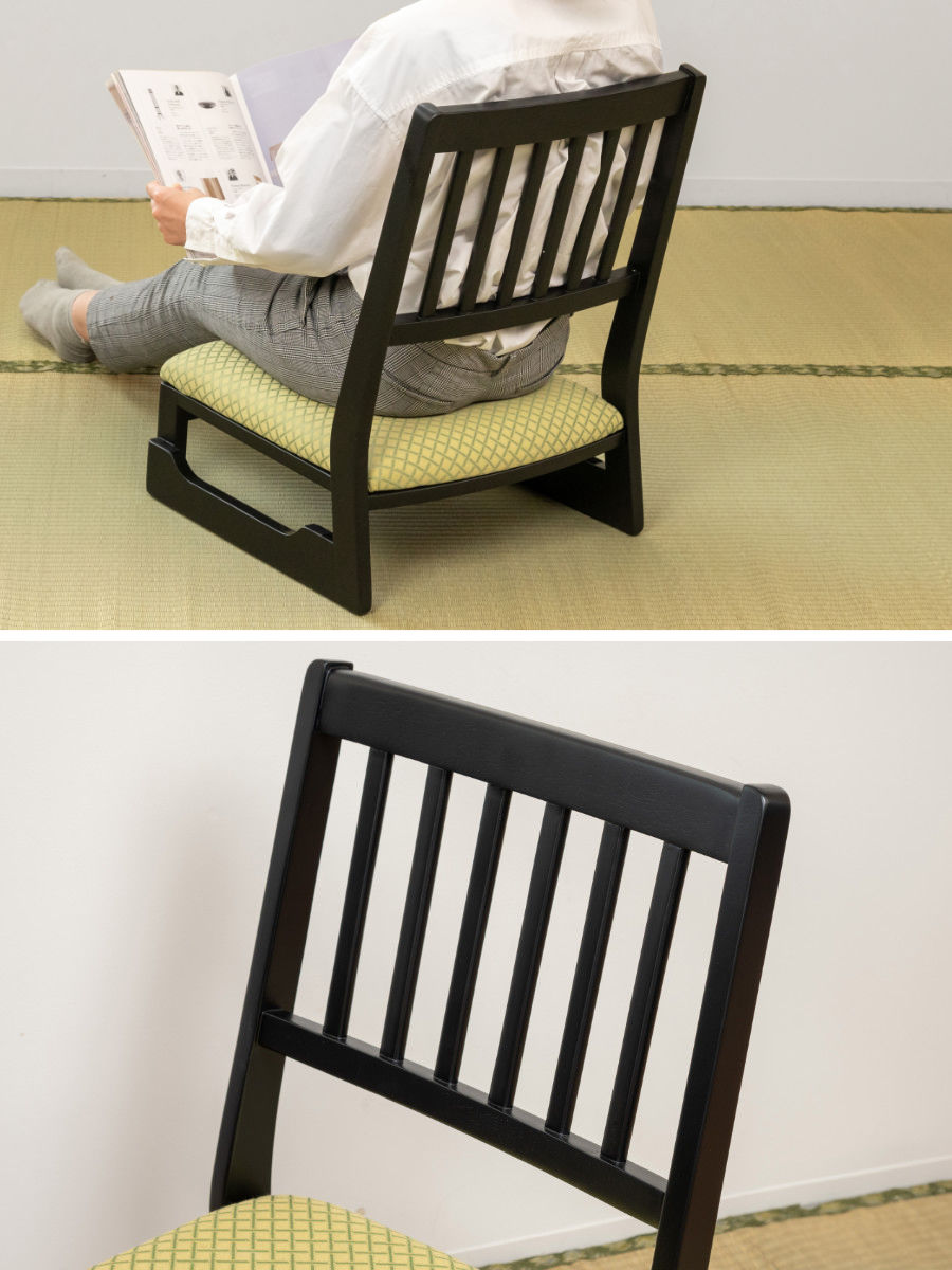 東谷 座椅子 座面高22cm ロータイプ スタッキング お座敷チェア