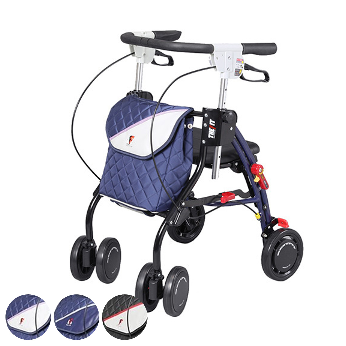 Uber（ユーバ） 歩行車 介護 ザ・フィット 抑速付き 折りたたみ バッグ