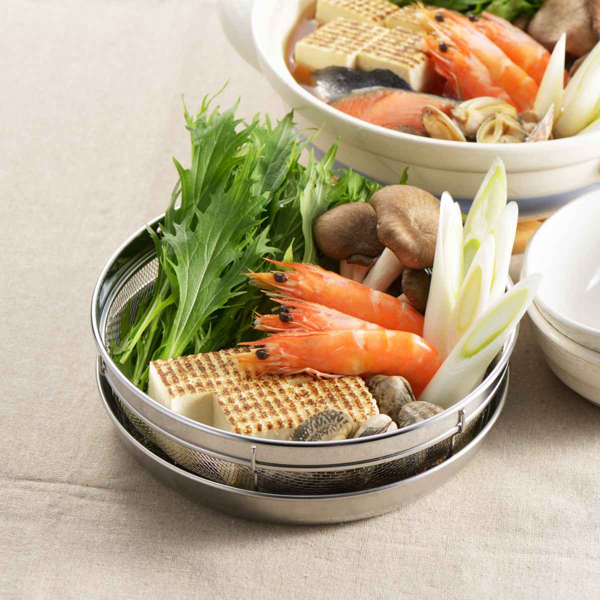 ヨシカワ ザル＆トレー2点セット 19cm 食道楽 盆ザル＆トレーセット
