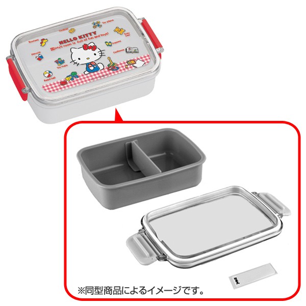sanrio（サンリオ） お弁当箱 角型 ハローキティ ギンガムチェック