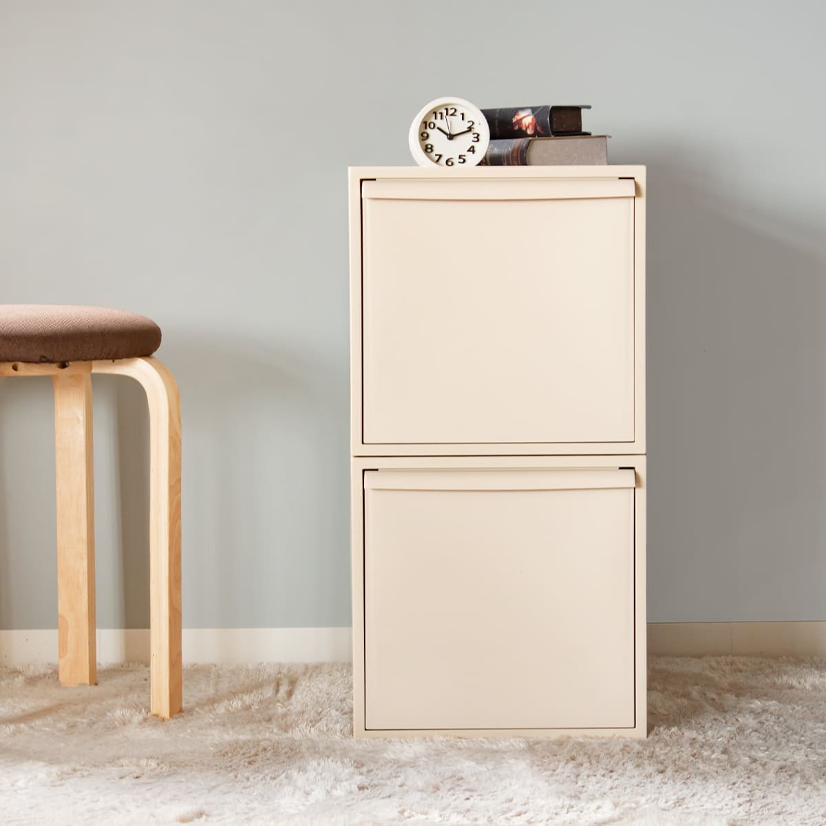 【値下げ依頼OK】ローチェスト 収納ボックス 2段 値下げ依頼OK】ローチェスト 収納ボックス 2段 値下げ依頼OK