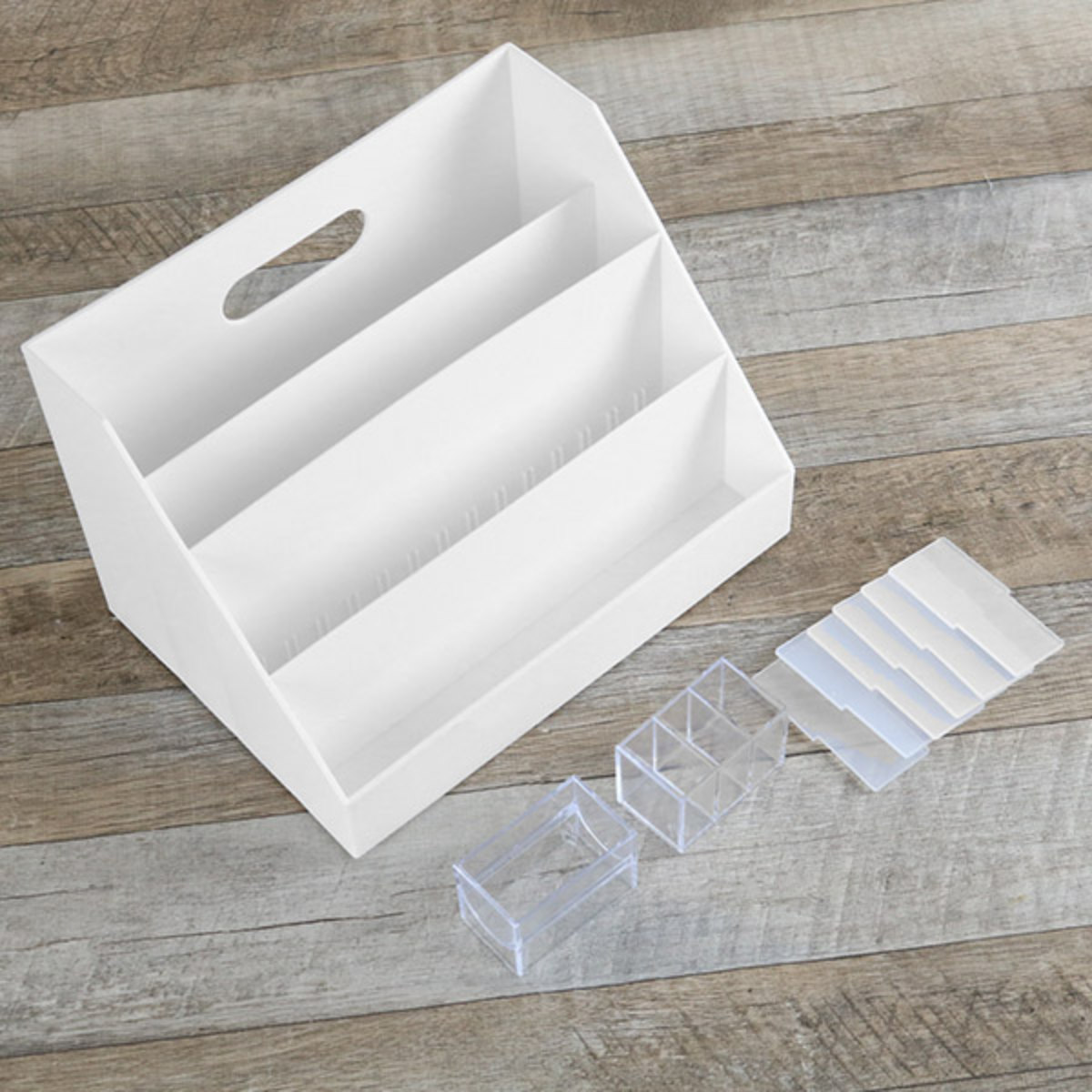 吉川国工業所 卓上整理ボックス A4 縦 モノトーン MX-02 （ 収納 小物