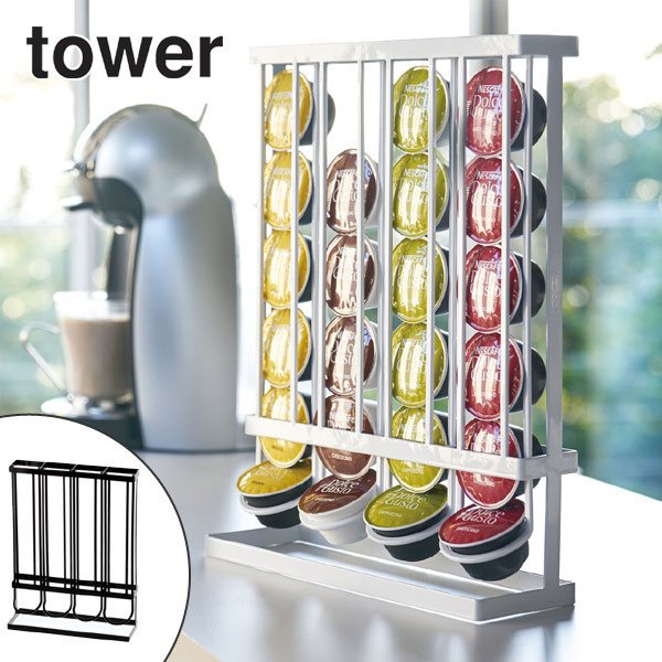 tower カプセルホルダー コーヒーカプセルホルダー Lサイズ用 タワー