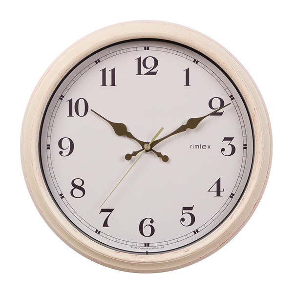 ノア精密 掛け時計 電波時計 エアリアルレトロ （ アナログ 電波 時計