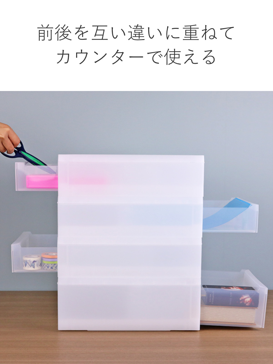 RISU（リス） 収納ケース スタックシステムケース A4サイズ S 約 幅