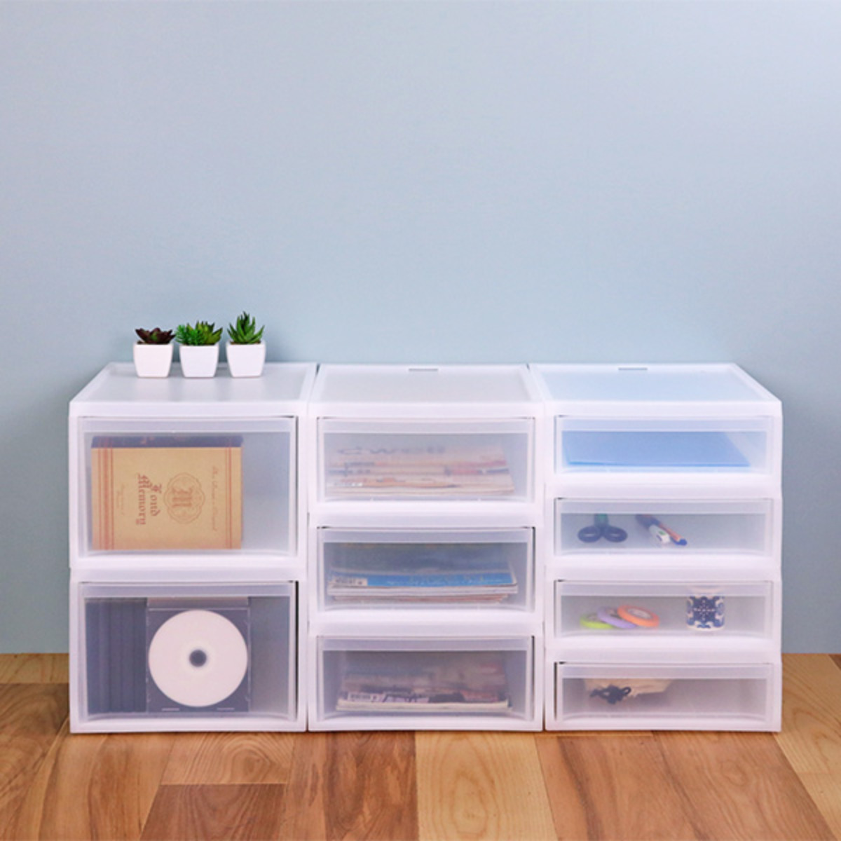 RISU（リス） 収納ケース スタックシステムケース A4サイズ L 約 幅