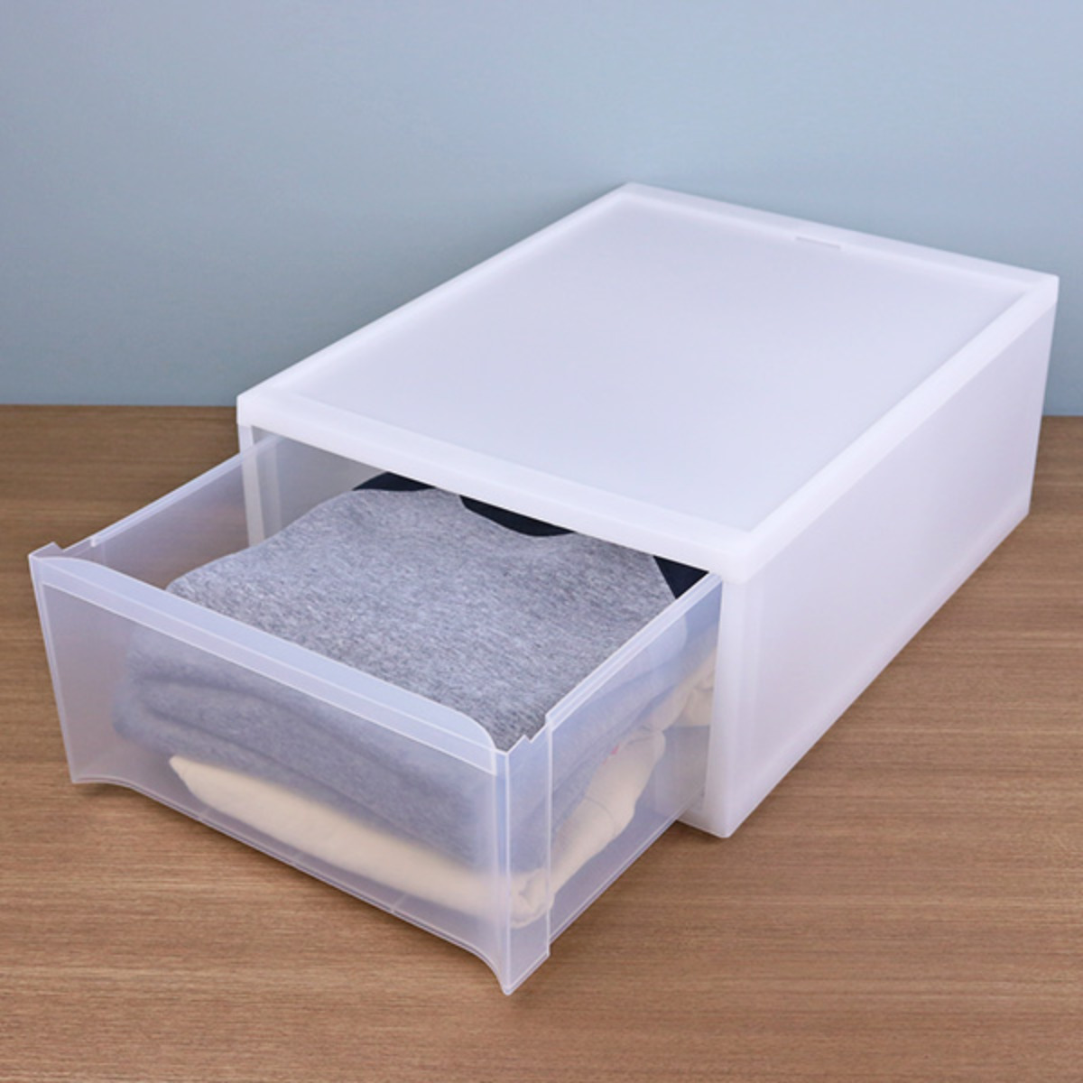 RISU（リス） 収納ケース スタックシステムケース ワイド M 約 幅37.7