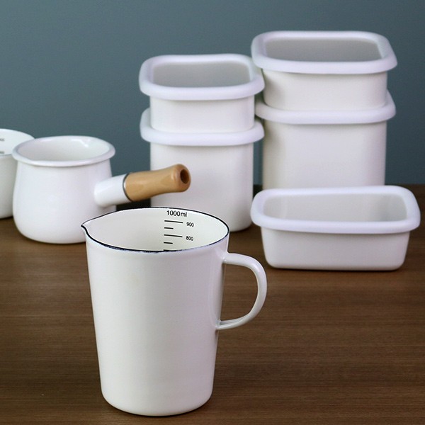 計量カップ ブランキッチン ホーロー メジャーカップ 1000ml
