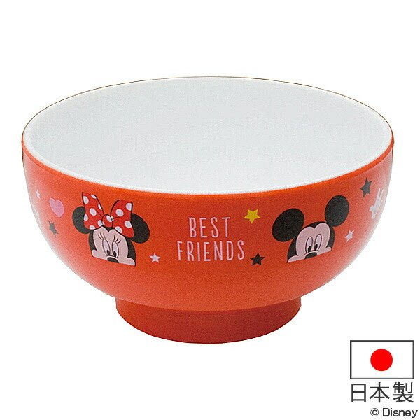 Disney（ディズニー） お椀 ミッキーマウス ミニーマウス 子供用 日本