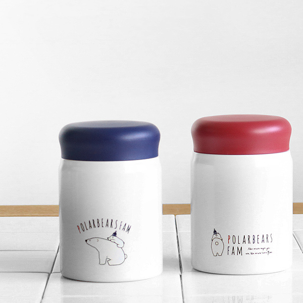 スープジャー 保温 320ml POLARBEAR しろくま （ スープポット フード