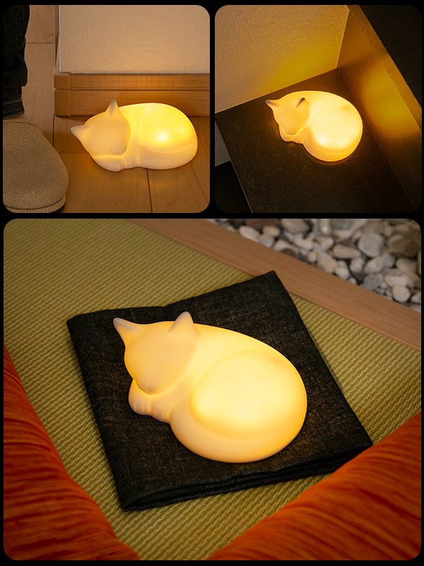 ライト LED Nell Light 置き型ライト ねこ インテリア 照明 タッチ