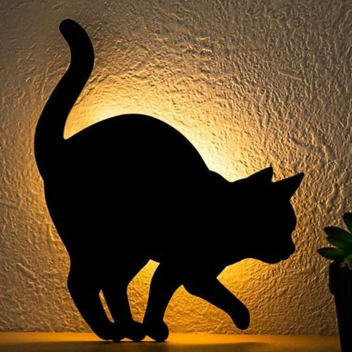 東洋ケース LEDライト Thats Light！ CAT WALL LIGHT おさんぽ