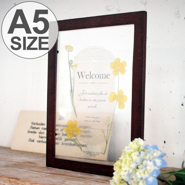 アートフレーム HERBARIUM ART FRAME カキドオシ×Brown （ ハー