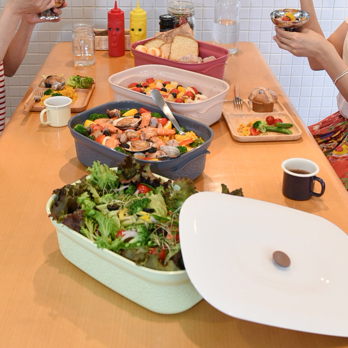 密閉保存容器 PAINAPOT パイナポット 4.3L MAHALO マハロ チェリー