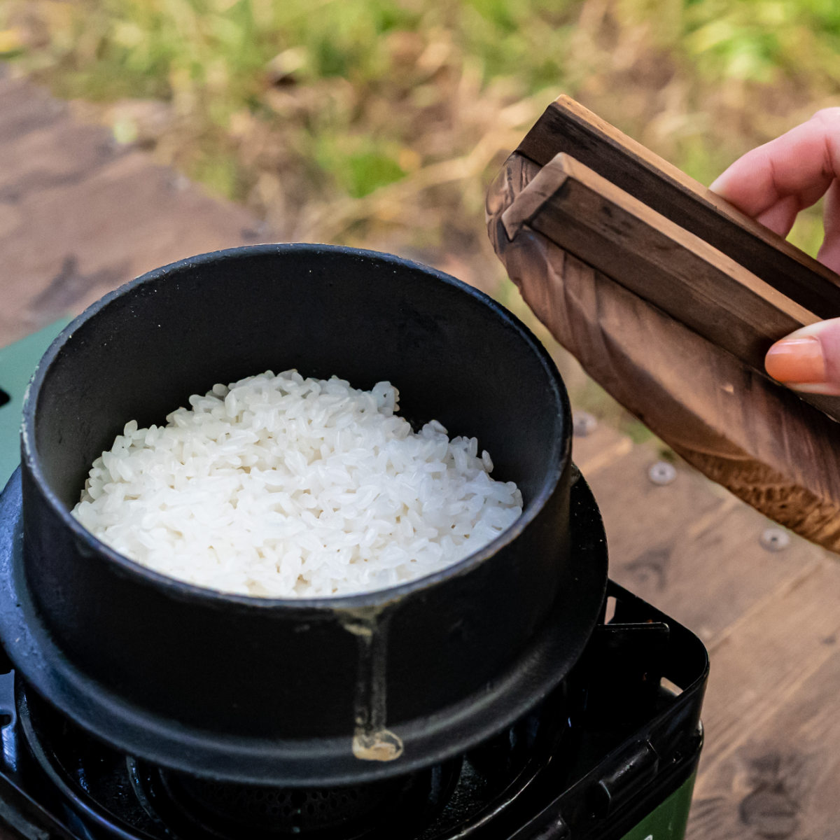 池永鉄工 炊飯鍋 1合 ガス火専用 一人用釜飯 （ ガス火用 ご飯鍋 炊飯