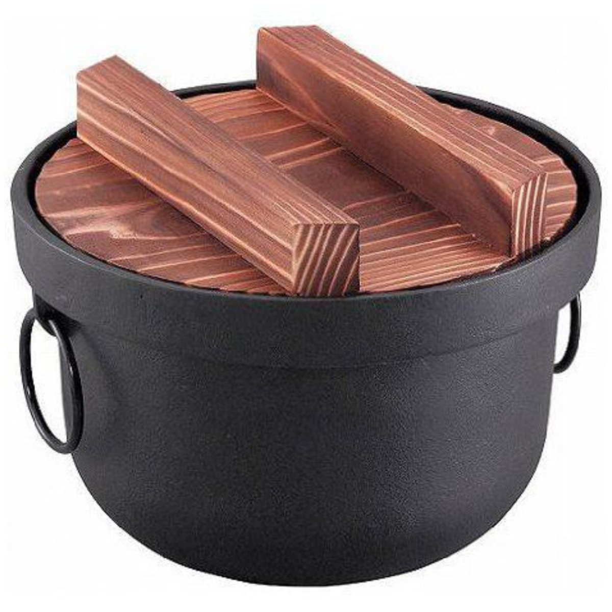 池永鉄工 炊飯鍋 2合 ガス火対応 鉄釜 南部鉄器 日本製 （ 2合炊き 鉄