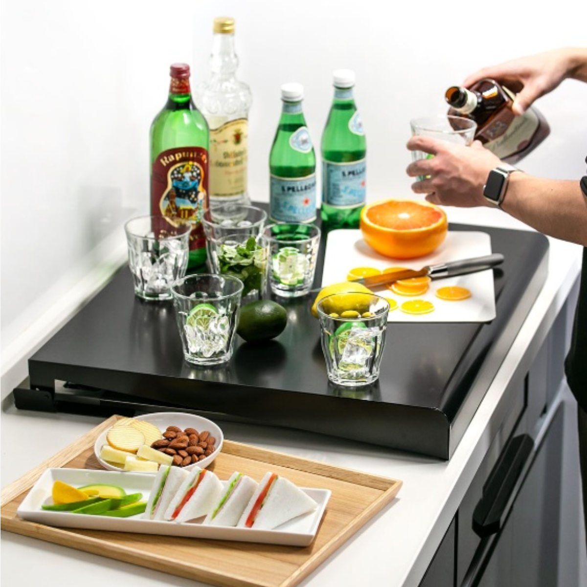 池永鉄工 コンロカバー システムキッチン用 幅60cm用 （ 日本製