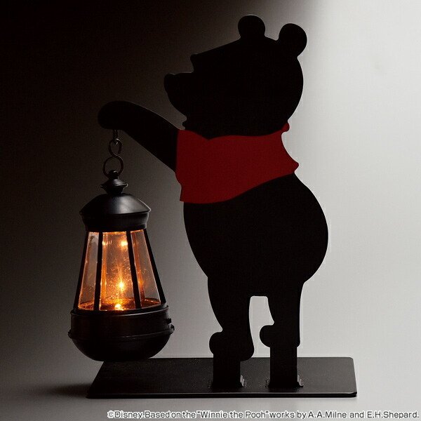 Disney ソーラーライト くまのプーさん LEDライト 光センサー