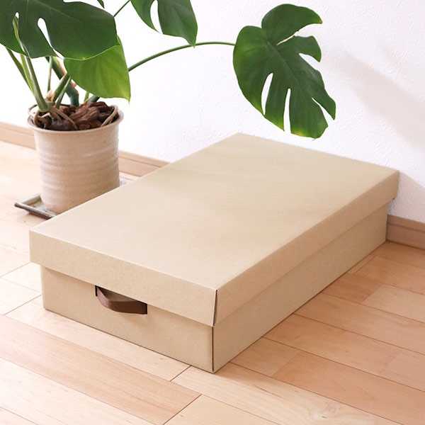 東洋ケース（TOYOCASE） 収納ケース 約 幅39×奥行65×高さ16cm クラフト