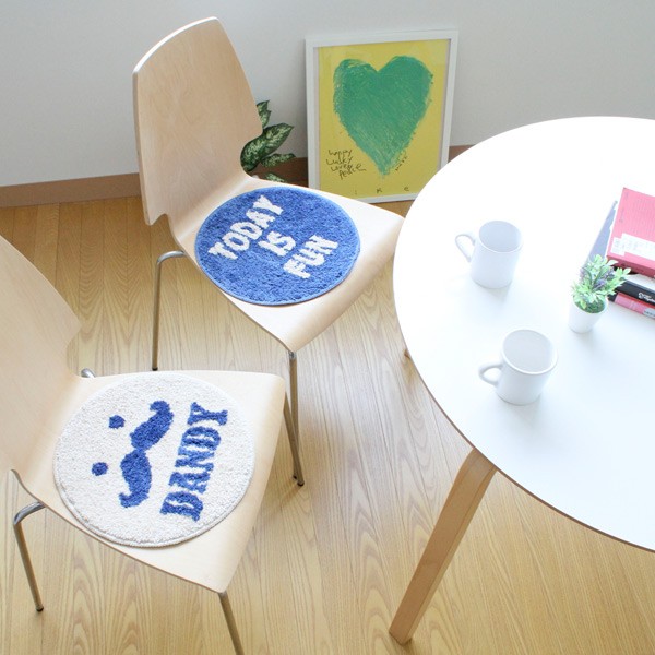 チェアパッド 丸 DANDY （ 椅子 クッション 座布団 ） : お弁当グッズ