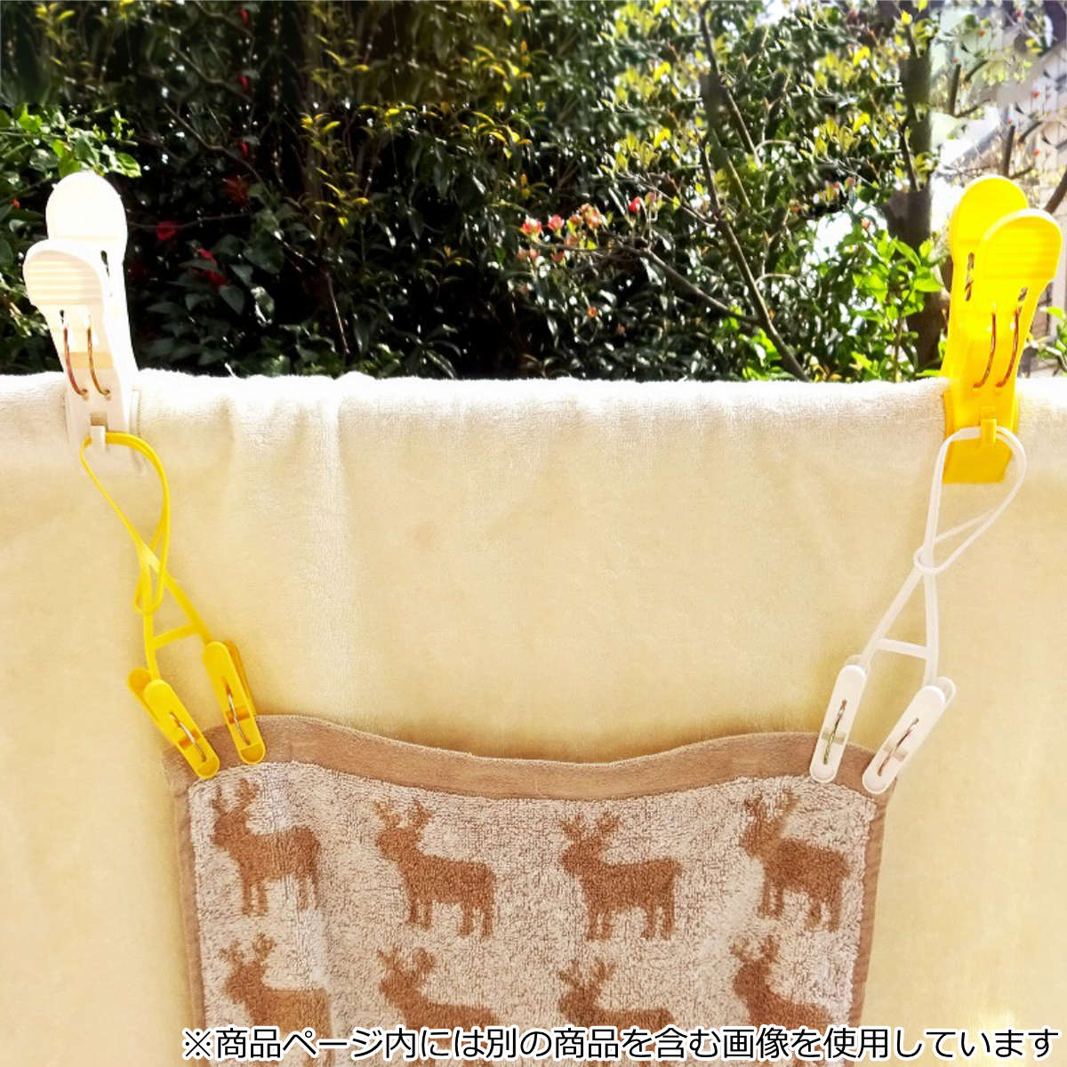 洗濯バサミ 厚物フィットピンチ 2個入 col...の詳細画像2