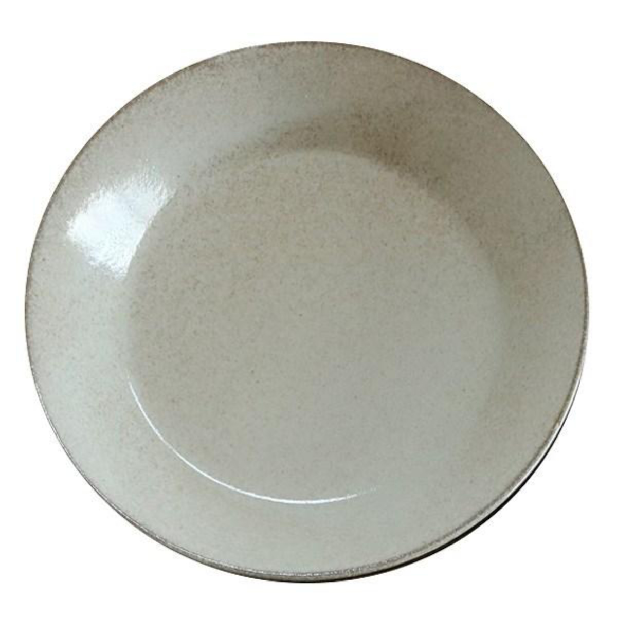 プレート 21cm ナチュラルカラー 磁器 美濃焼 （ 食洗機対応 電子