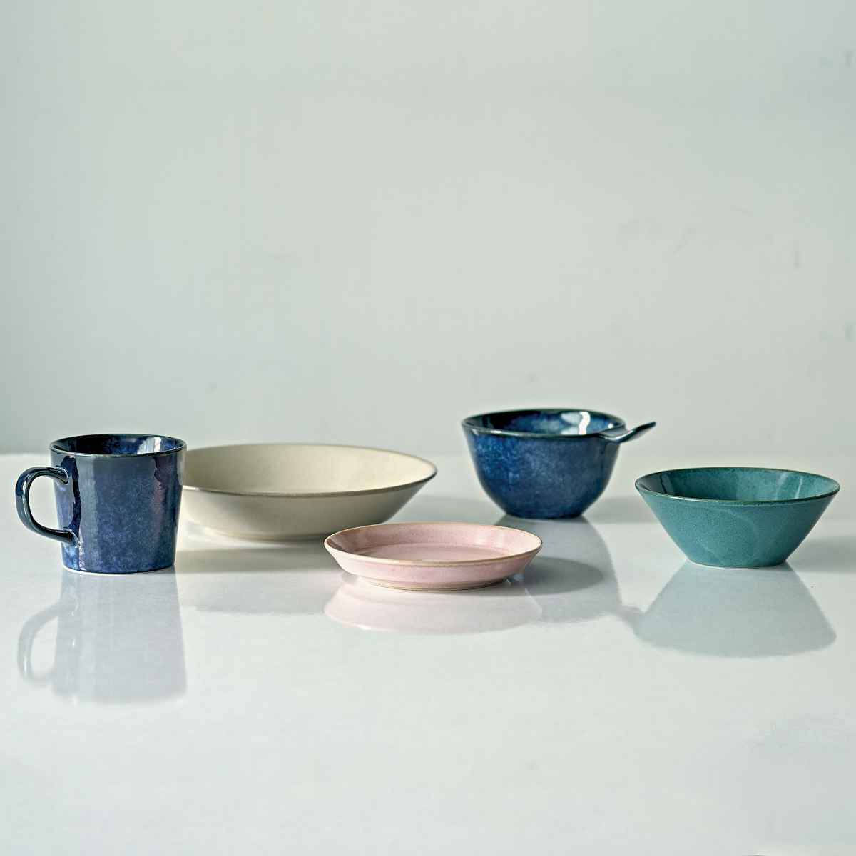 ボウル 14cm ナチュラルカラー 磁器 美濃焼 同色5個セット （ 食洗機