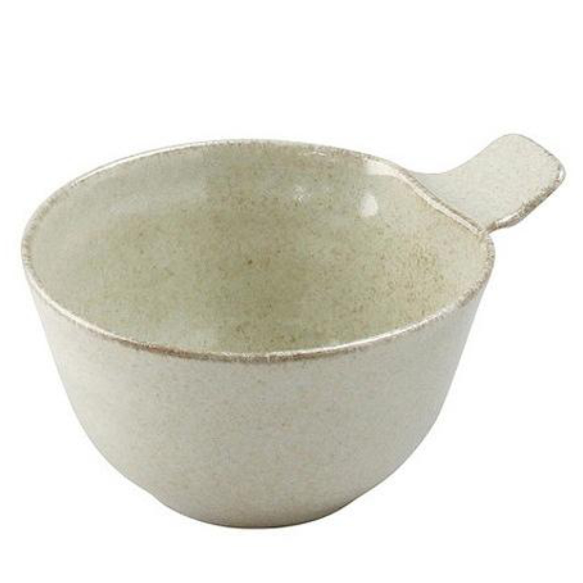 スープカップ 370ml ナチュラルカラー 持ち手付き 磁器 美濃焼 同色3個
