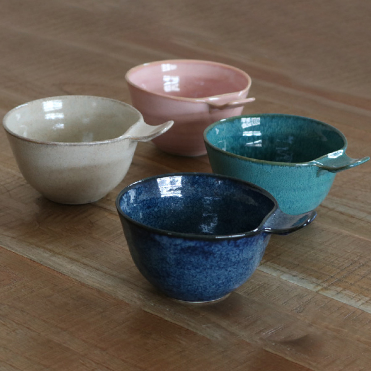 スープカップ 370ml ナチュラルカラー 持ち手付き 磁器 美濃焼 同色3個